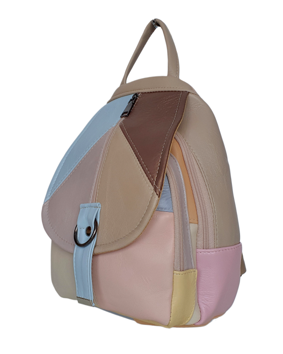 Rucsac Dama Piele Naturala Multicolor Margareta G04714 [3]