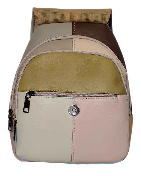 Rucsac Dama Piele Naturala Multicolor Margareta G04715 [4]