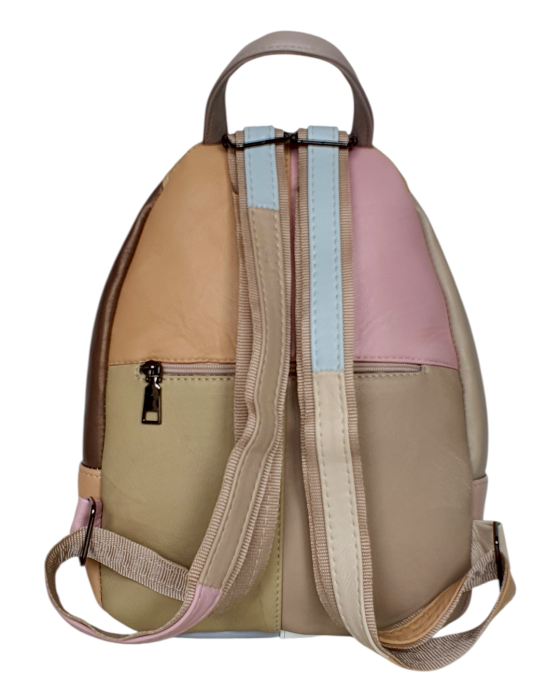 Rucsac Dama Piele Naturala Multicolor Margareta G04715 [5]