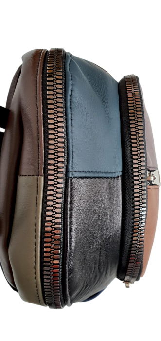 Rucsac Dama Piele Naturala Multicolor Natalia G04594 [5]