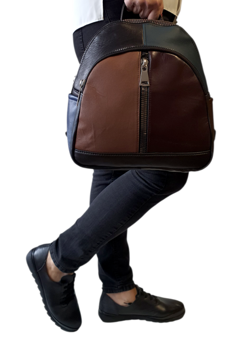 Rucsac Dama Piele Naturala Multicolor Natalia G04594 [6]