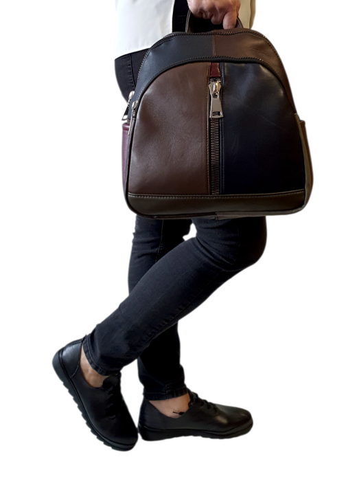 Rucsac Dama Piele Naturala Multicolor Natalia G04595 [6]