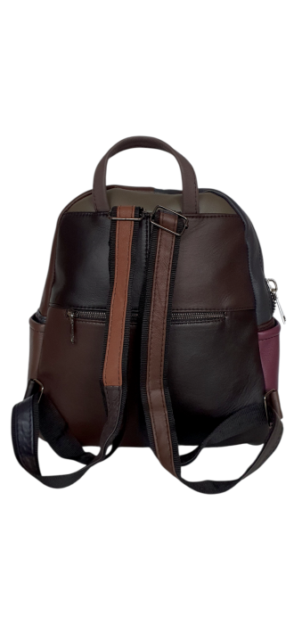 Rucsac Dama Piele Naturala Multicolor Natalia G04595 [4]