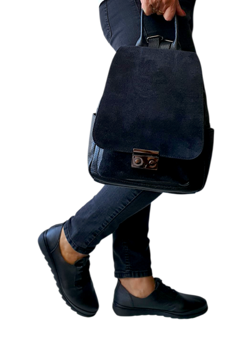 Rucsac Dama Piele Naturala Negru Amanda G04549 [7]