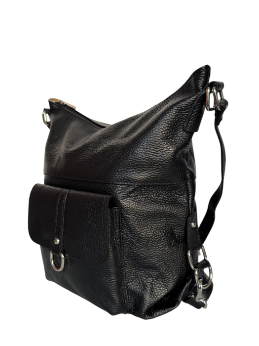 Rucsac Dama Piele Naturala Negru Bernis G02459 [3]