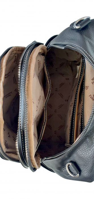 Rucsac Dama Piele Naturala Negru Bianca V. Fabbiano G04412 [6]