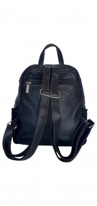 Rucsac Dama Piele Naturala Negru Bianca V. Fabbiano G04412 [3]