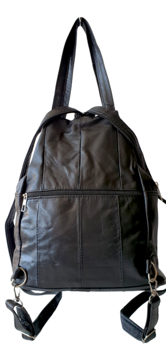 Rucsac Dama Piele Naturala Negru Clarisa G03314 [3]