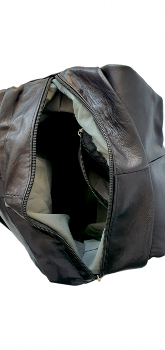 Rucsac Dama Piele Naturala Negru Clarisa G03314 [4]