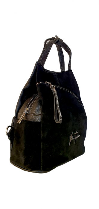 Rucsac Dama Piele Naturala Negru Diana G03972 [2]