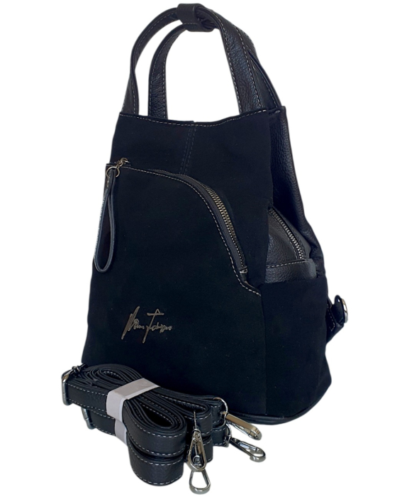 Rucsac Dama Piele Naturala Negru Diana G04805 [3]
