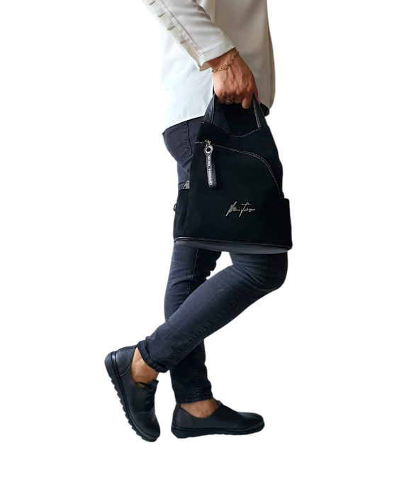 Rucsac Dama Piele Naturala Negru Diana G04805 [6]