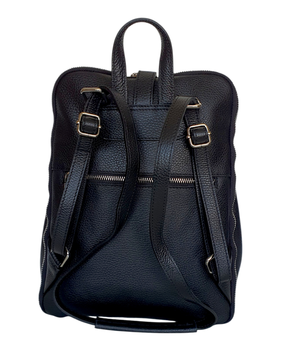 Rucsac Dama Piele Naturala Negru Lena G04787 [4]