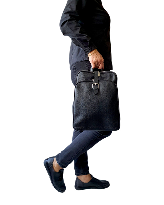 Rucsac Dama Piele Naturala Negru Lena G04787 [9]