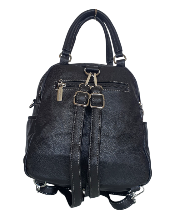 Rucsac Dama Piele Naturala Negru Lia V. Fabbiano G04176 [4]