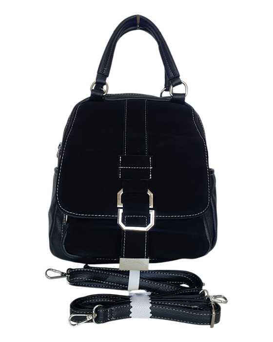 Rucsac Dama Piele Naturala Negru Lia V. Fabbiano G04176 [2]