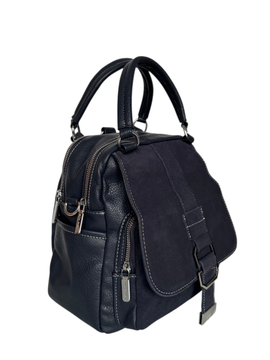 Rucsac Dama Piele Naturala Negru Lia V. Fabbiano G04176 [13]