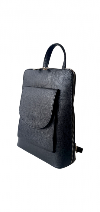 Rucsac Dama Piele Naturala Negru Lula G03211 [4]
