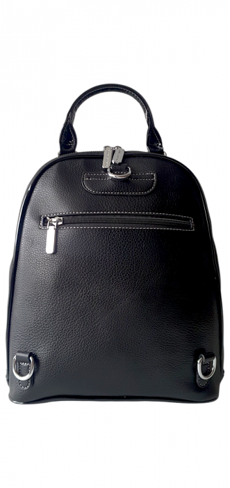 Rucsac Dama Piele Naturala Negru Luminita G03988 [4]