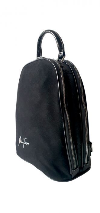 Rucsac Dama Piele Naturala Negru Luminita G03988 [3]