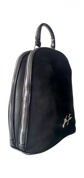 Rucsac Dama Piele Naturala Negru Luminita G03988 [2]