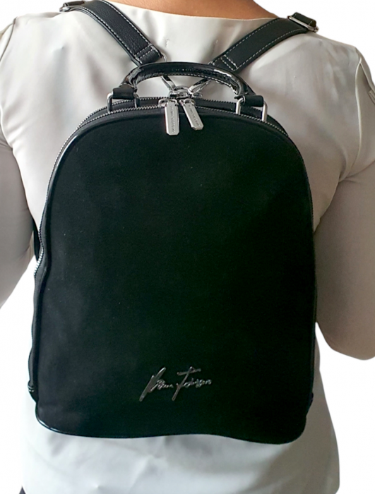 Rucsac Dama Piele Naturala Negru Luminita G03988 [7]