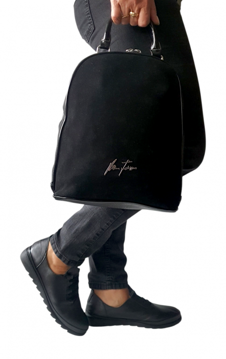 Rucsac Dama Piele Naturala Negru Luminita G03988 [6]