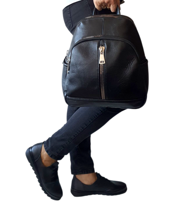 Rucsac Dama Piele Naturala Negru Natalia G04451 [6]