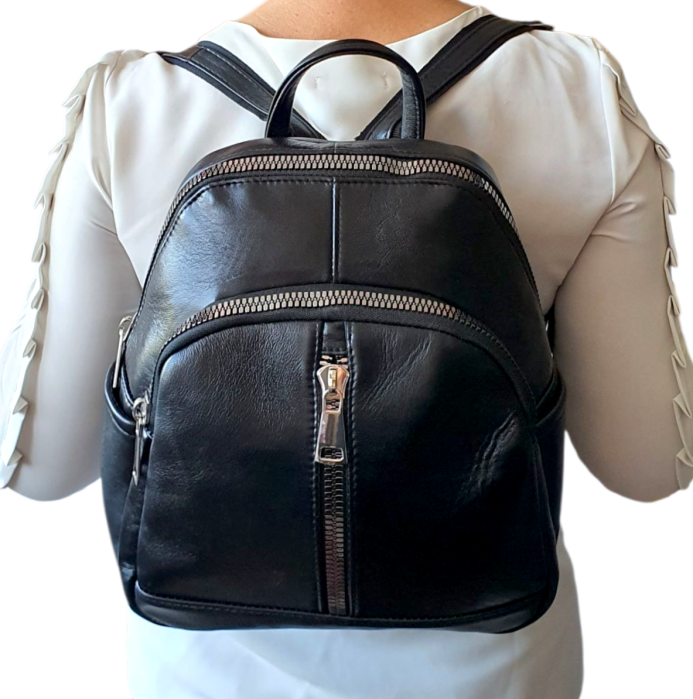 Rucsac Dama Piele Naturala Negru Natalia G04451 [7]