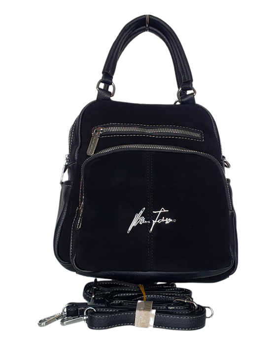 Rucsac Dama Piele Naturala Negru Pia G02470 [2]