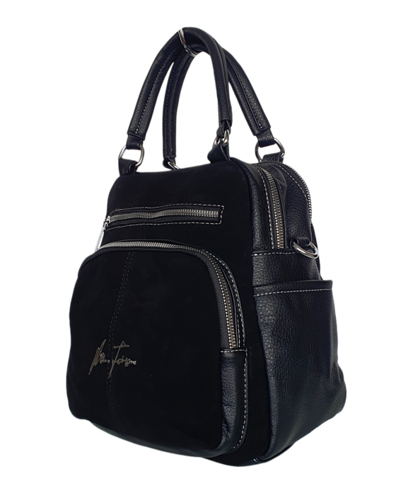 Rucsac Dama Piele Naturala Negru Pia G02470 [3]