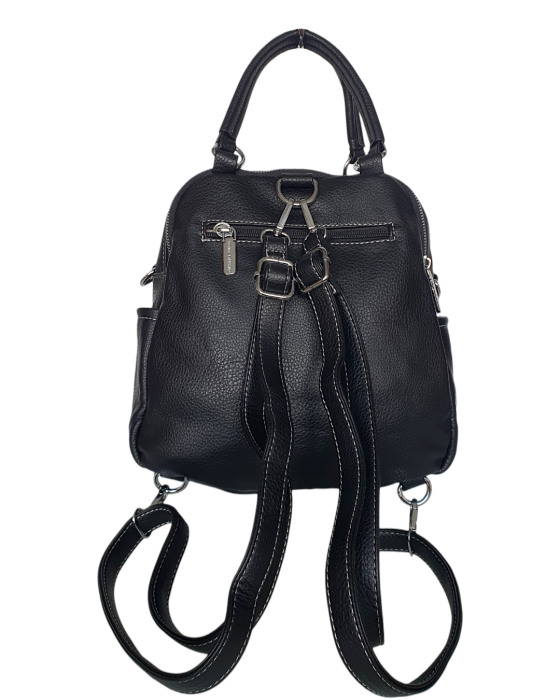 Rucsac Dama Piele Naturala Negru Pia G02470 [4]