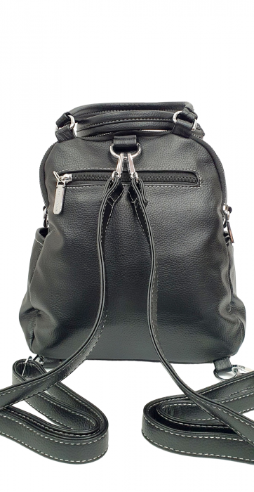 Rucsac Dama Piele Naturala Negru Pia G02470 [5]