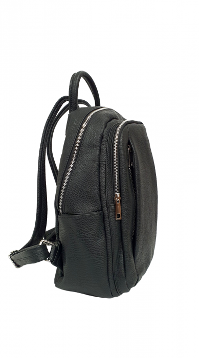 Rucsac Dama Piele Naturala Negru Sia G02540 [3]