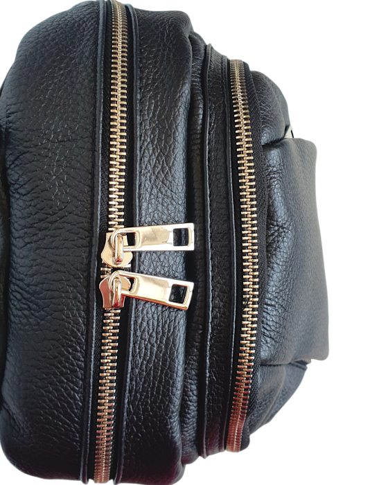 Rucsac Dama Piele Naturala Negru Sia G02540 [5]