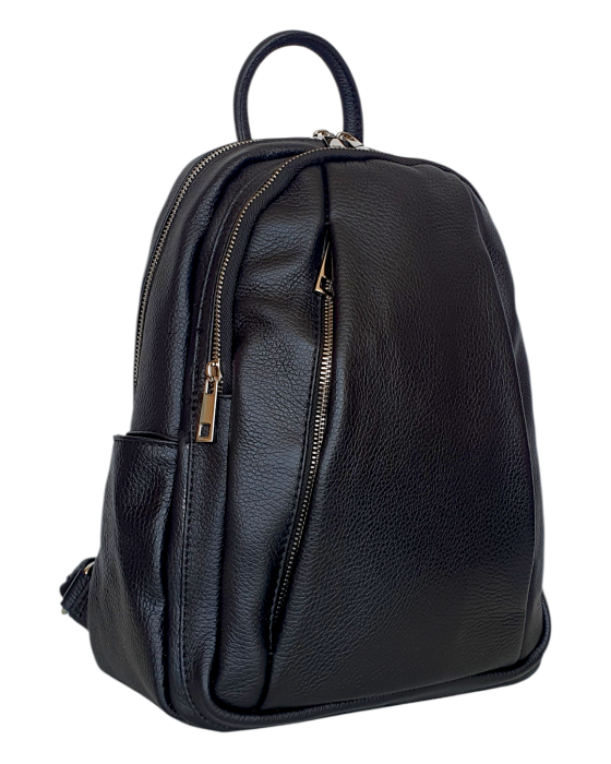 Rucsac Dama Piele Naturala Negru Sia G02540 [2]