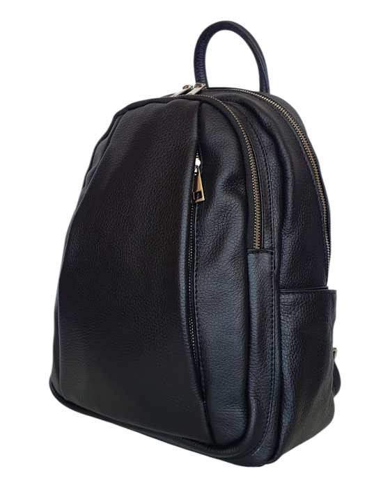 Rucsac Dama Piele Naturala Negru Sia G02540 [3]