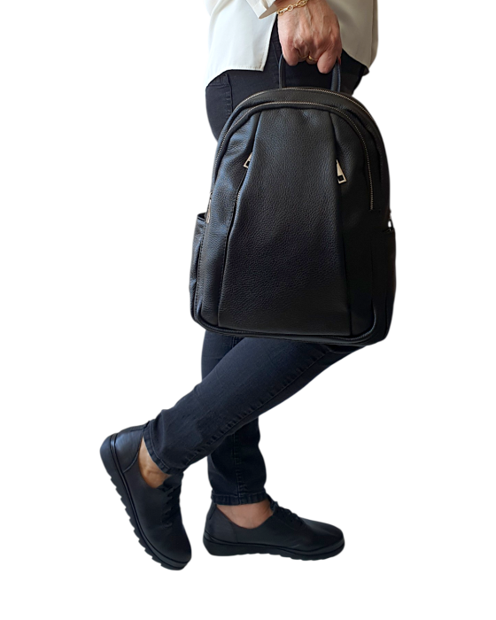 Rucsac Dama Piele Naturala Negru Sia G02540 [7]