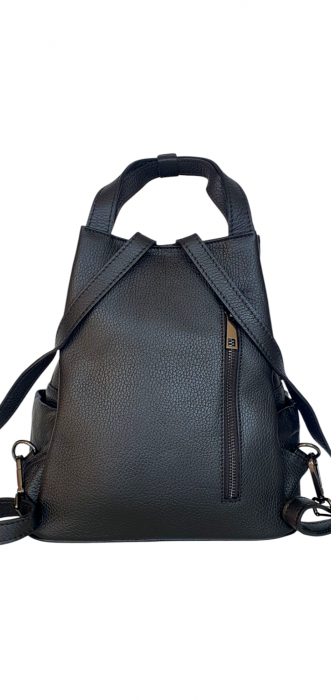 Rucsac Dama Piele Naturala Negru Tokio G04250 [4]