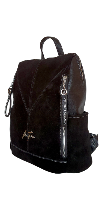 Rucsac Dama Piele Naturala Negru V.Fabbiano Julia G04586 [3]