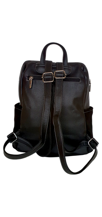 Rucsac Dama Piele Naturala Negru V.Fabbiano Julia G04586 [4]