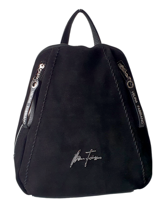 Rucsac Dama Piele Naturala Negru V.Fabbiano Smaranda G04464 [2]