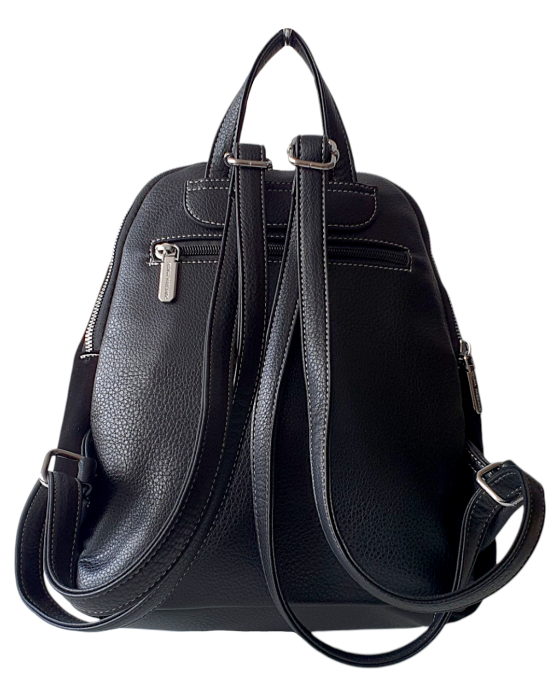 Rucsac Dama Piele Naturala Negru V.Fabbiano Smaranda G04464 [4]