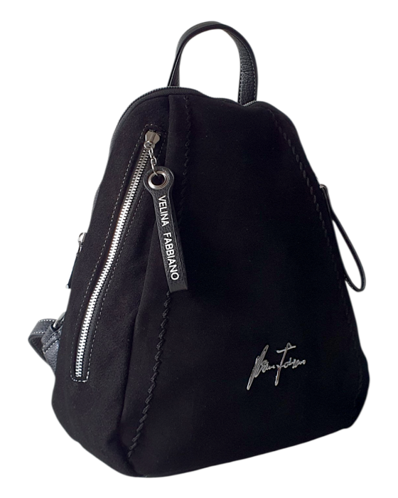 Rucsac Dama Piele Naturala Negru V.Fabbiano Smaranda G04464 [3]