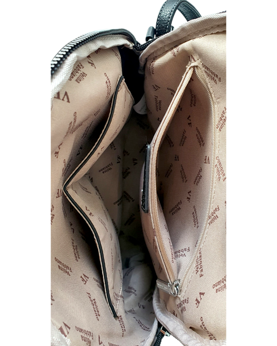 Rucsac Dama Piele Naturala Negru V.Fabbiano Smaranda G04464 [5]