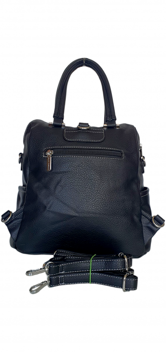 Rucsac Dama Piele Naturala Negru Velina G04418 [3]