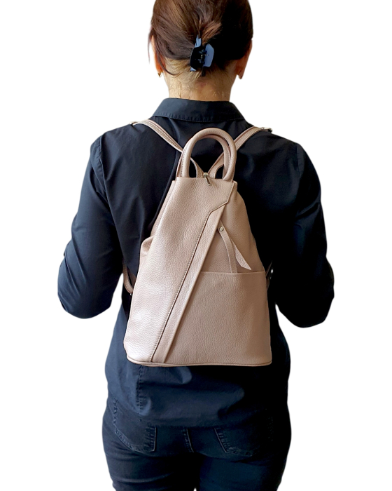 Rucsac Dama Piele Naturala Nude Carolina G04792 [7]