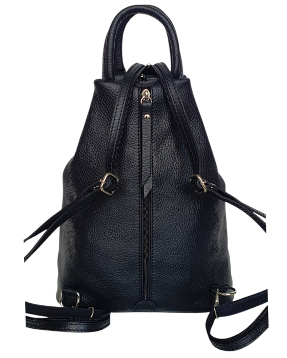 Rucsac Dama Piele Naturala Negru Carolina G04793 [4]