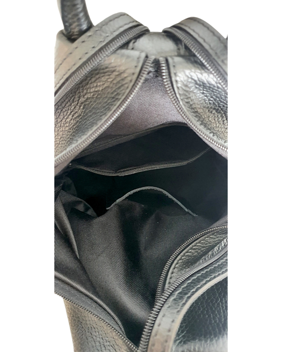 Rucsac Dama Piele Naturala Negru Carolina G04793 [6]