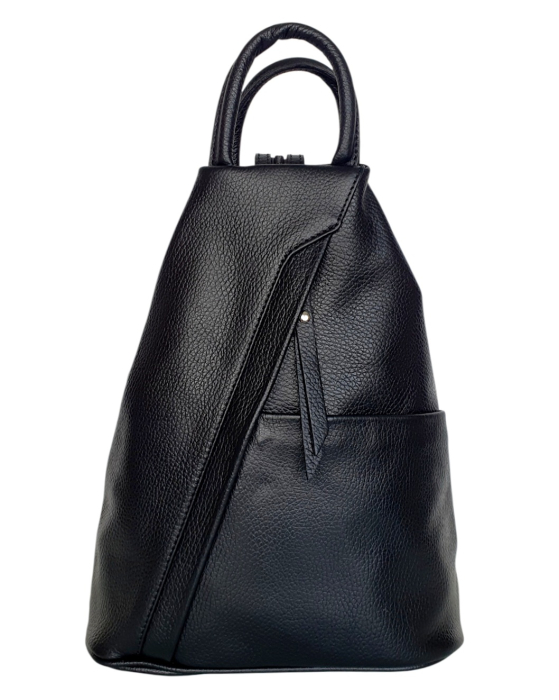 Rucsac Dama Piele Naturala Negru Carolina G04793 [2]